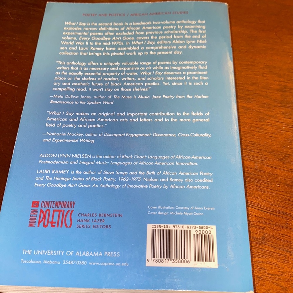 🦋What I say innovative poetry by black writers in.. - Picture 2 of 4